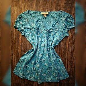 Vintage Self Esteem Y2K Blouse Women's Large L Boho